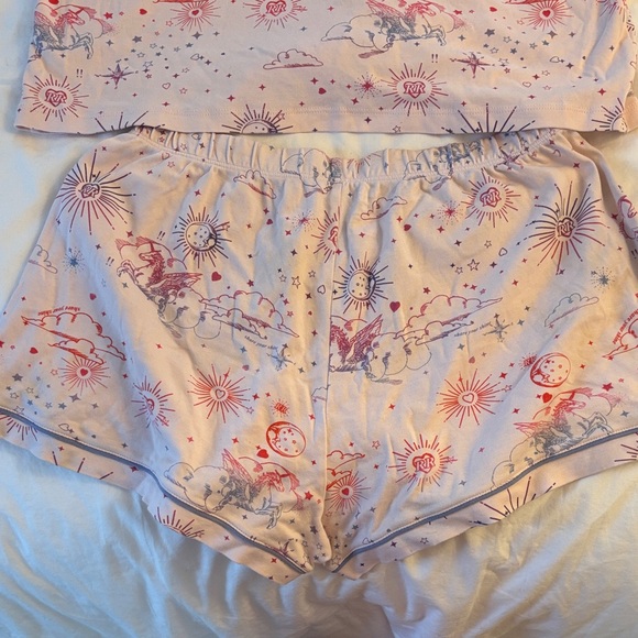 Roller Rabbit Pink Short Pajama Set - Picture 6 of 9